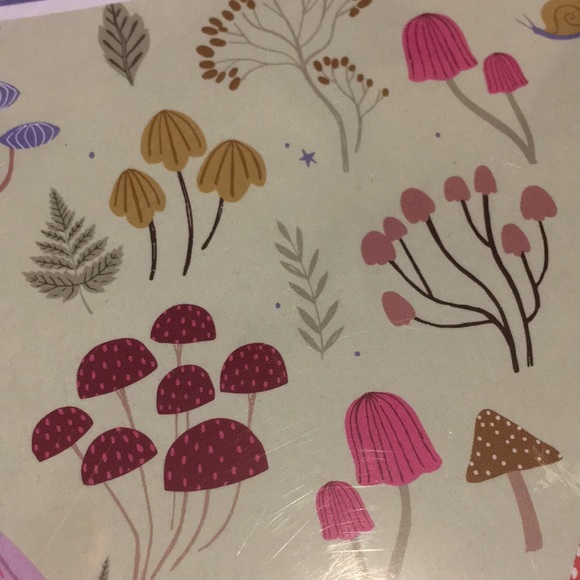 Mushroom Floral Writers Composition Books Set of Two NWT by OCS Designs 160 line - Picture 13 of 16